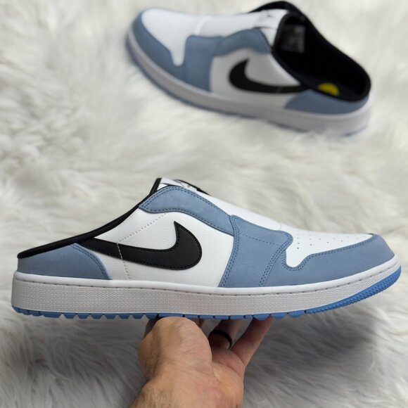 Nike Jordan 1 Mule Golf University Blue Mens FJ1214-400 NEW...